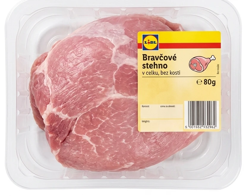 Bravčové stehno v celku bez kosti