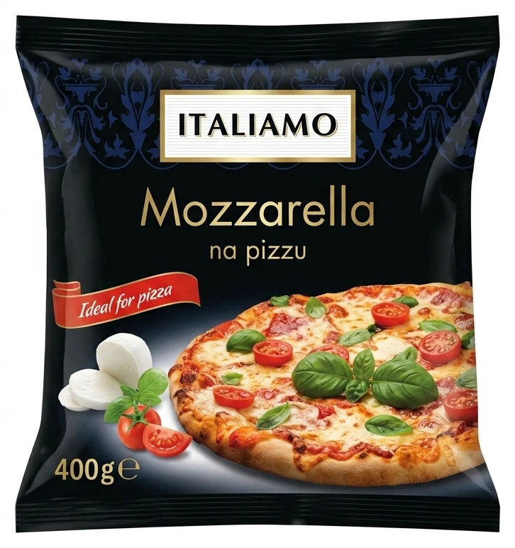 Mozzarella na pizzu