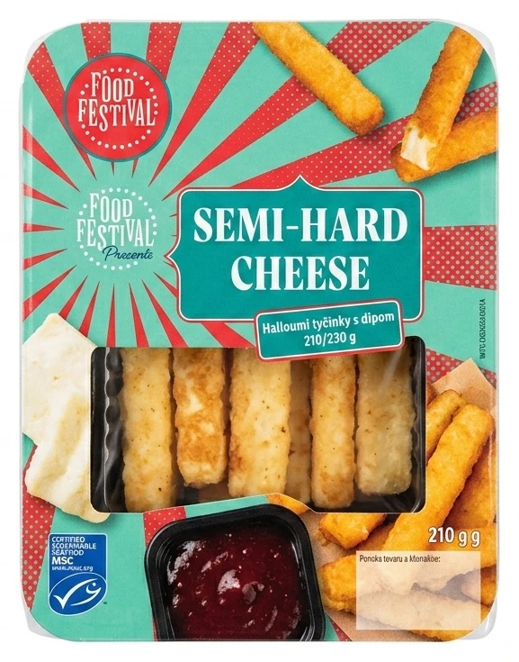 Halloumi tyčinky s dipom