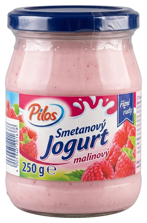 Ovocný jogurt v skle