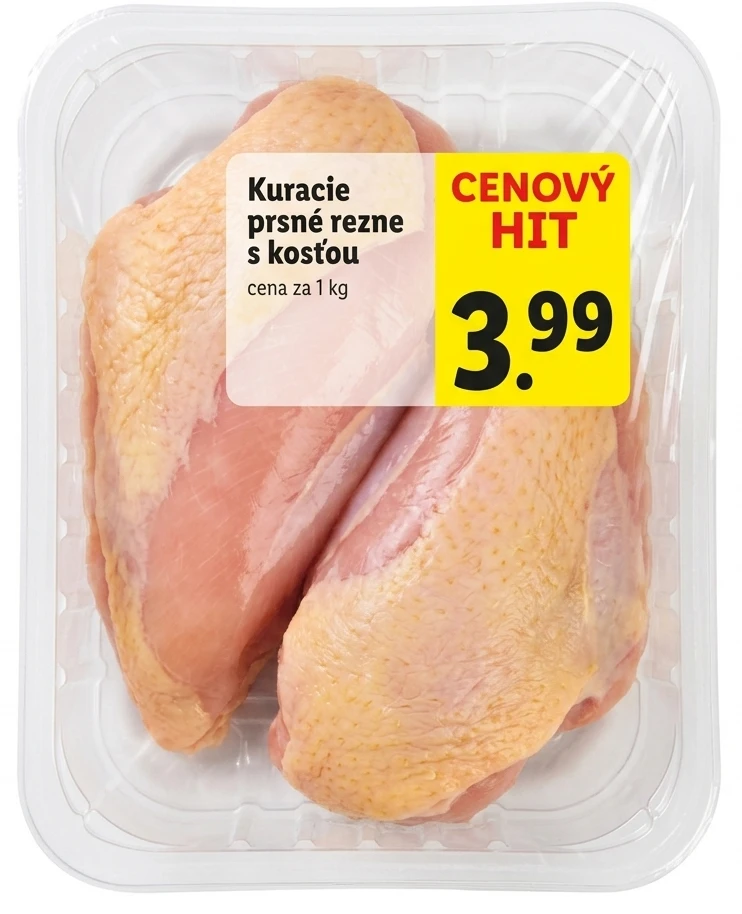 Kuracie prsné rezne s kosťou