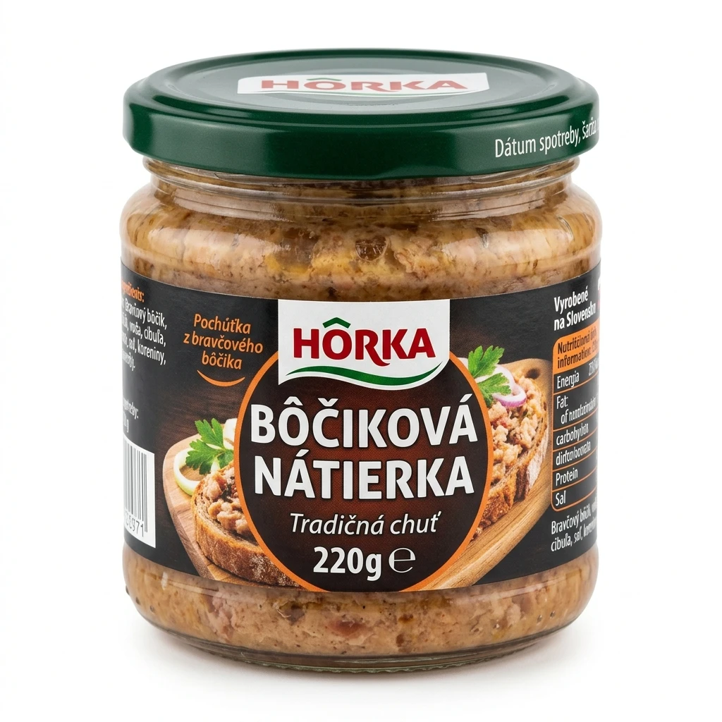 BÔČIKOVÁ NÁTIERKA 220G HÔRKA