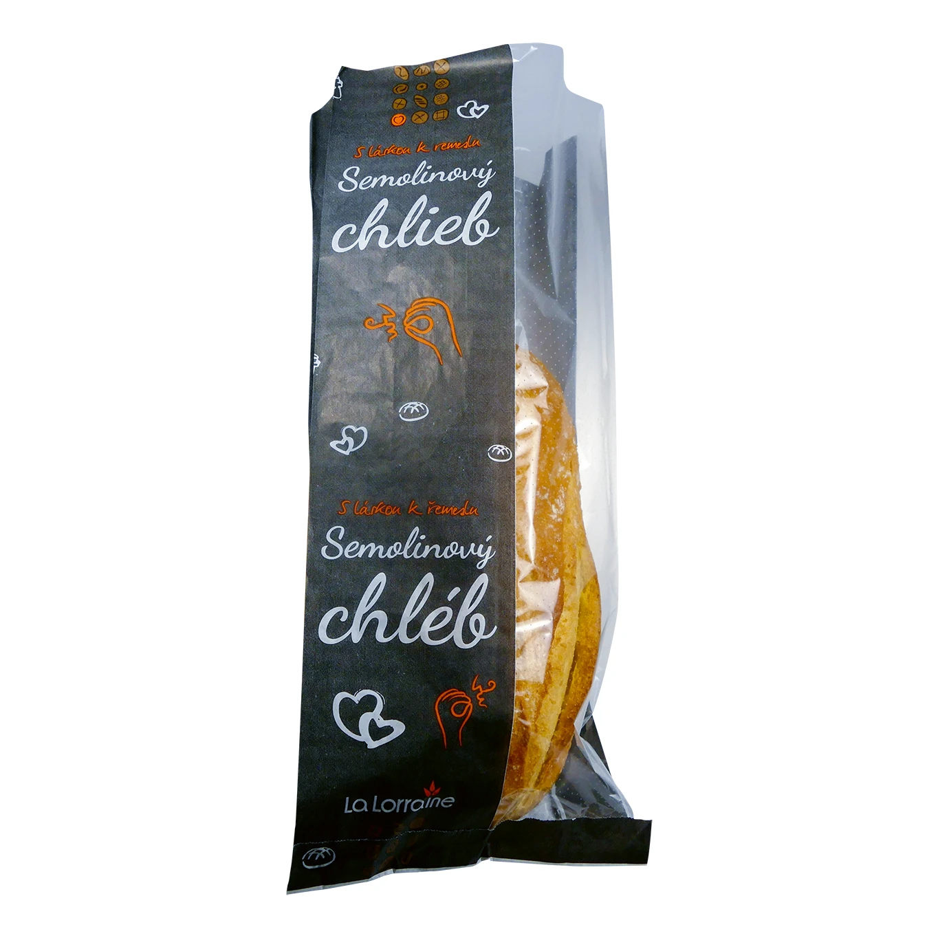 RUSTIKÁLNY SEMOLINOVÝ CHLIEB 405G LORR.