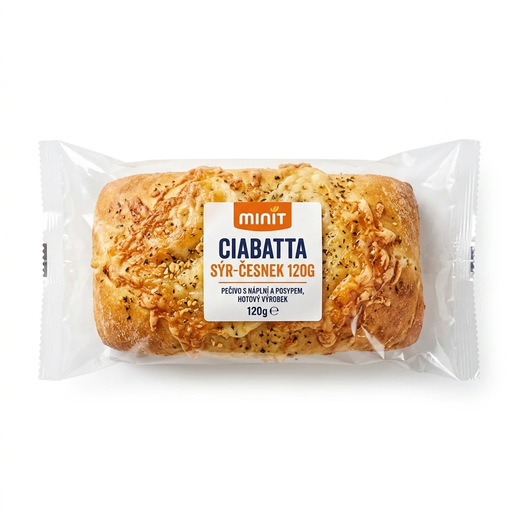 CIABATTA SYR-CESNAK 120G  MINIT