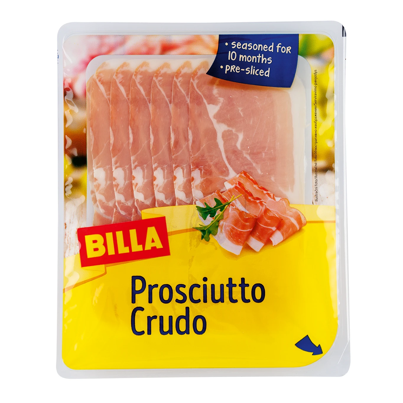 BILLA PROSCIUTTO CRUDO 90G RGBI