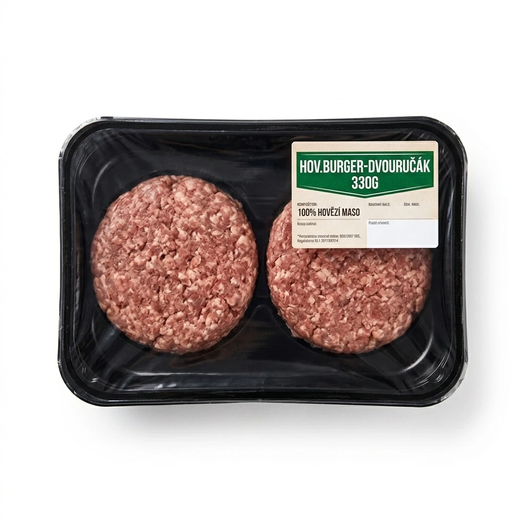 HOV.BURGER-DVOURUČÁK 330G