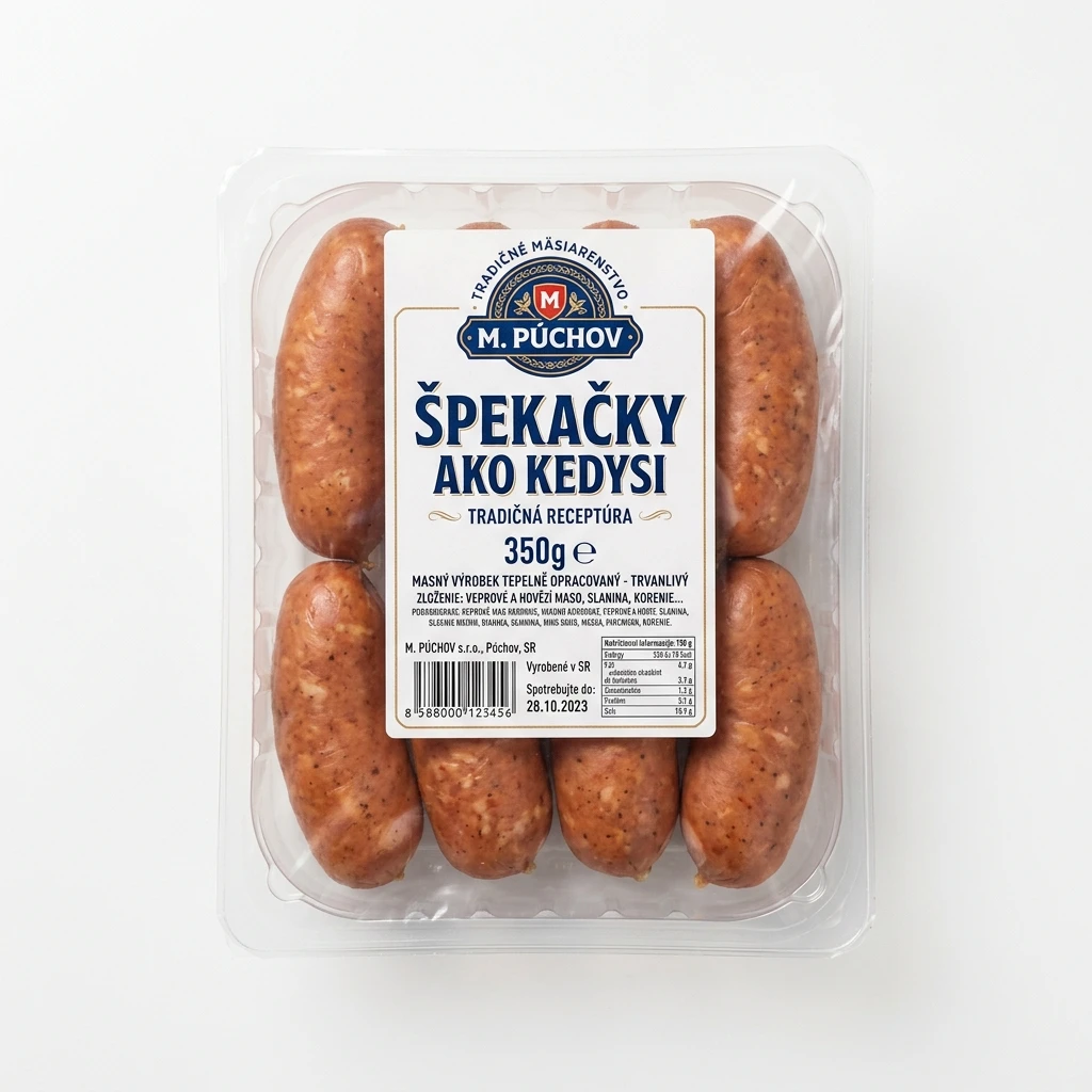 ŠPEKAČKY AKO KEDYSI 350G M.PÚCHOV