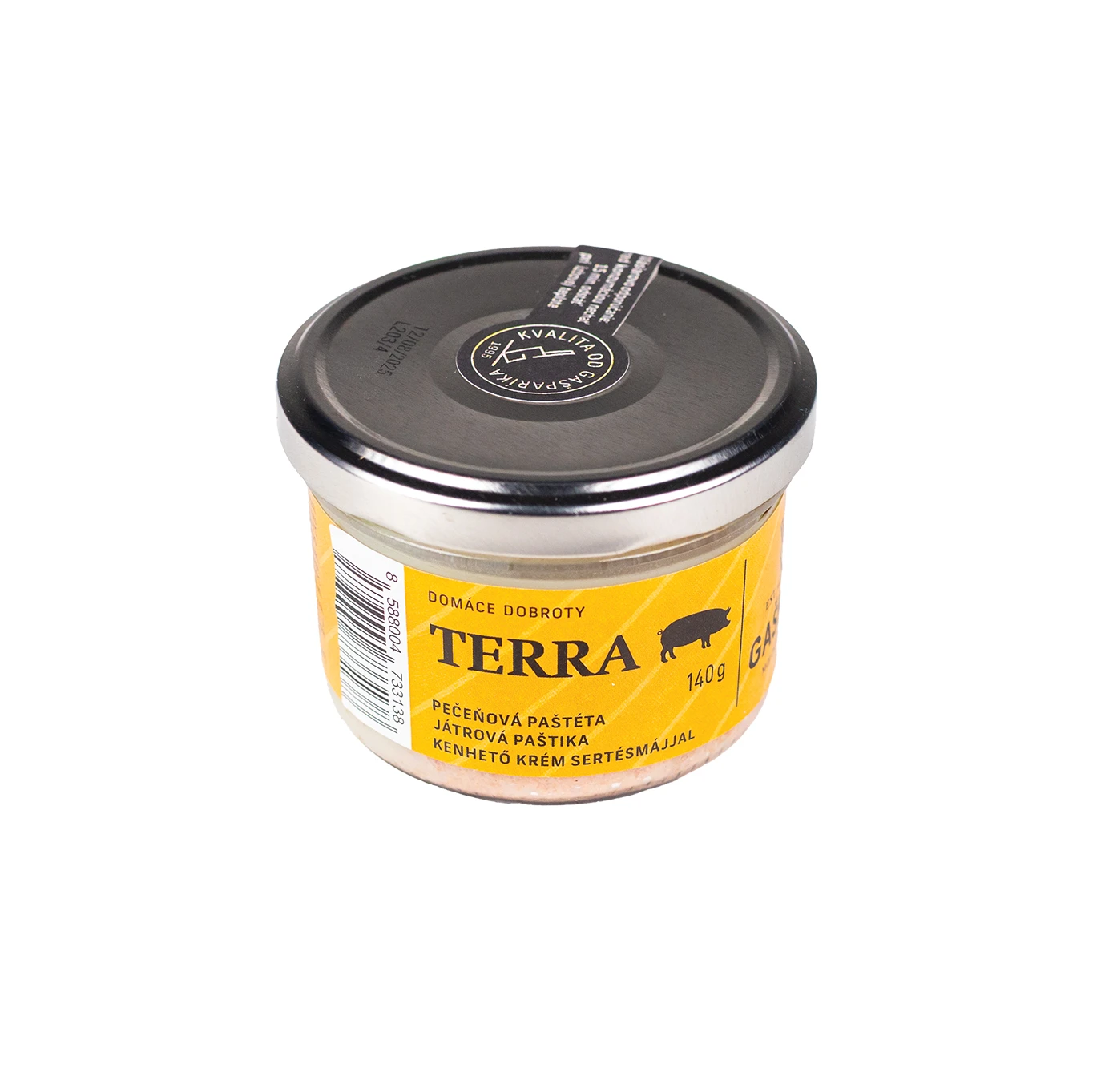 PEČEŇOVÁ PAŠTÉTA  TERRA 140G GAŠPARÍK
