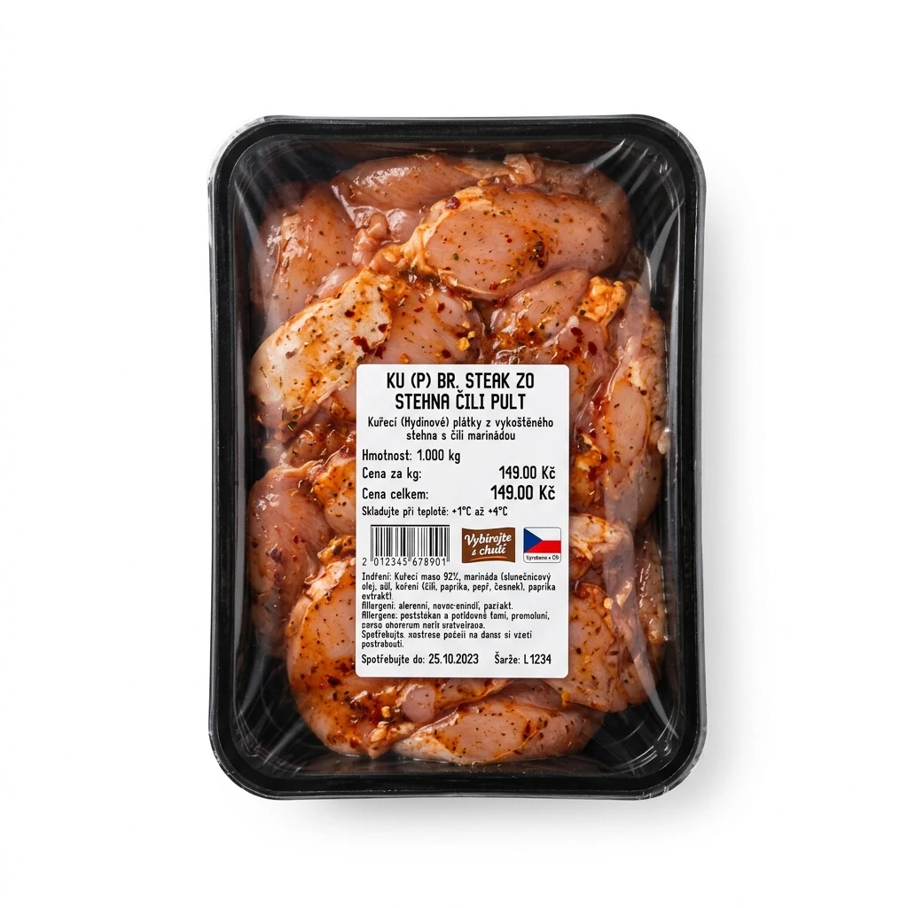 KU (P) BR. STEAK ZO STEHNA ČILI PULT