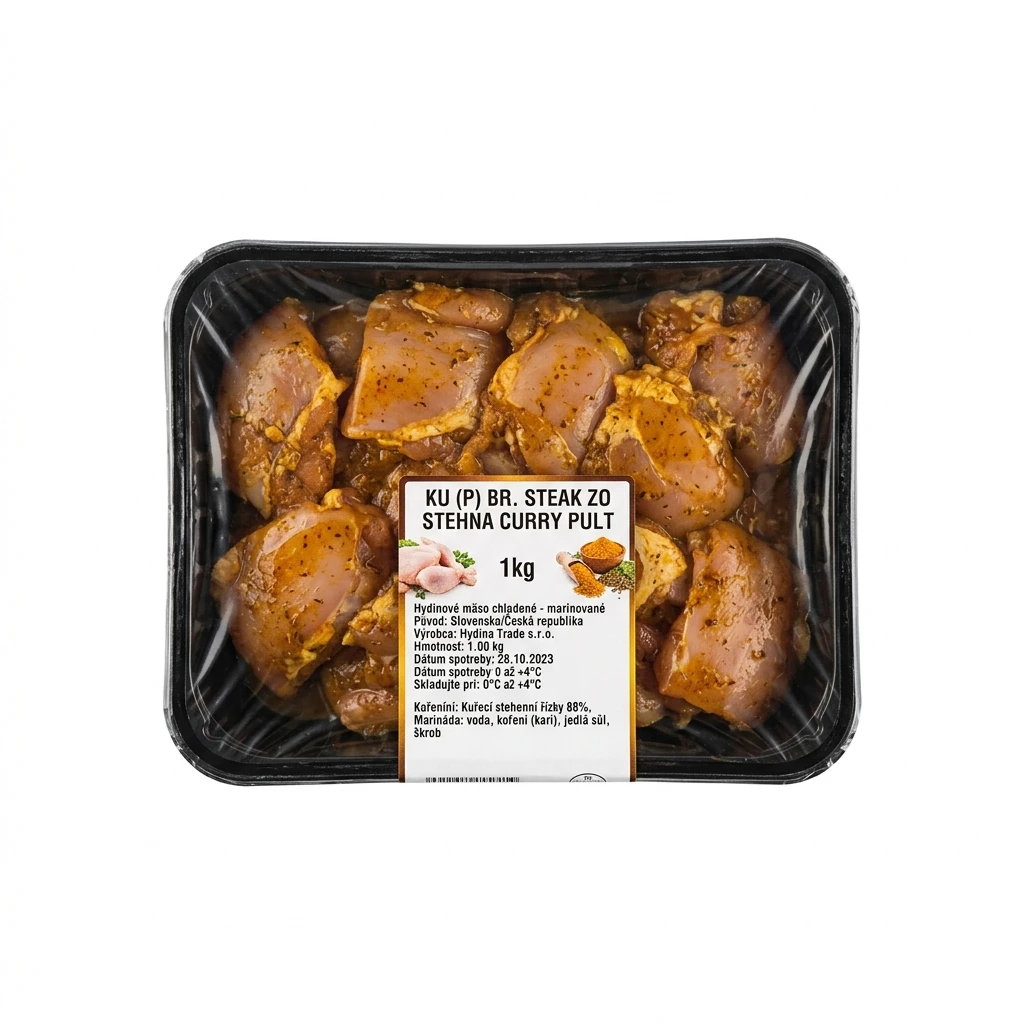 KU (P) BR. STEAK ZO STEHNA CURRY PULT