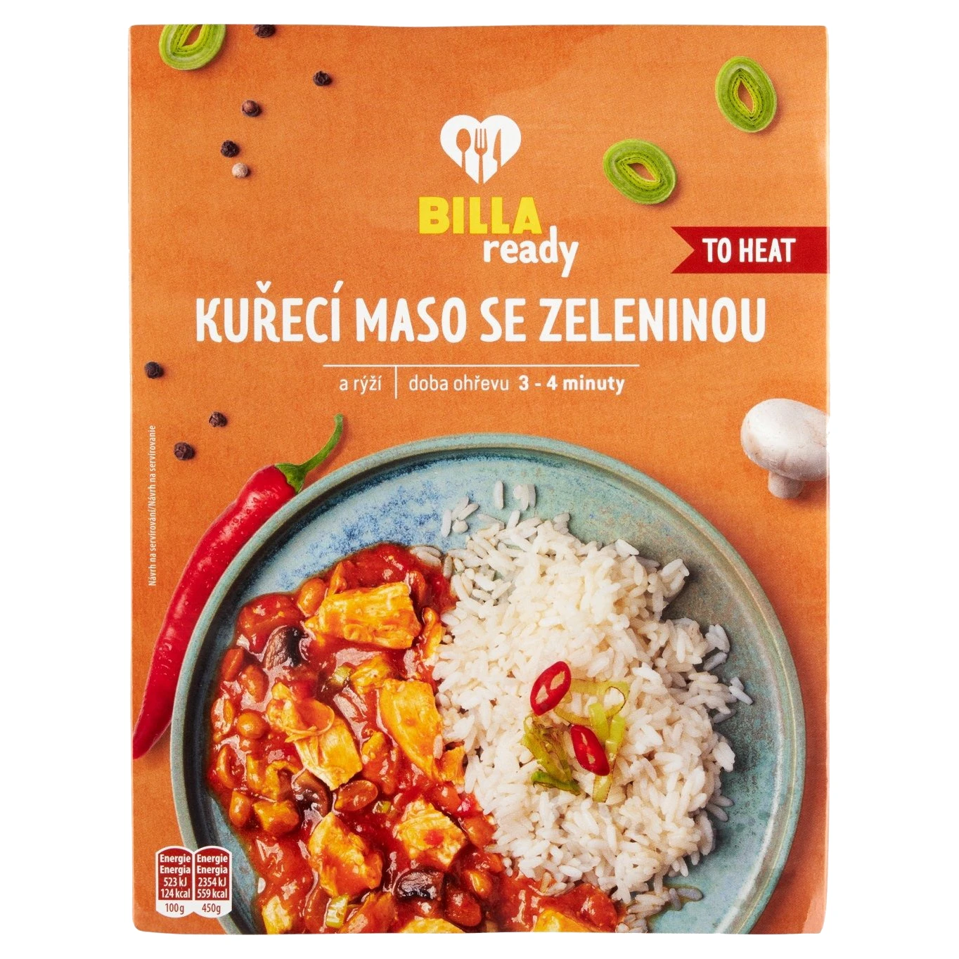 BR KURA NA ZELENINE S RYŽOU 450G ORKLA