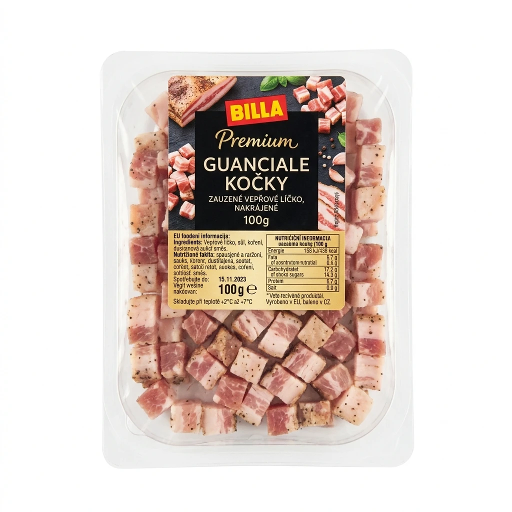 BILLA PREMIUM  GUANCIALE KOCKY 100G