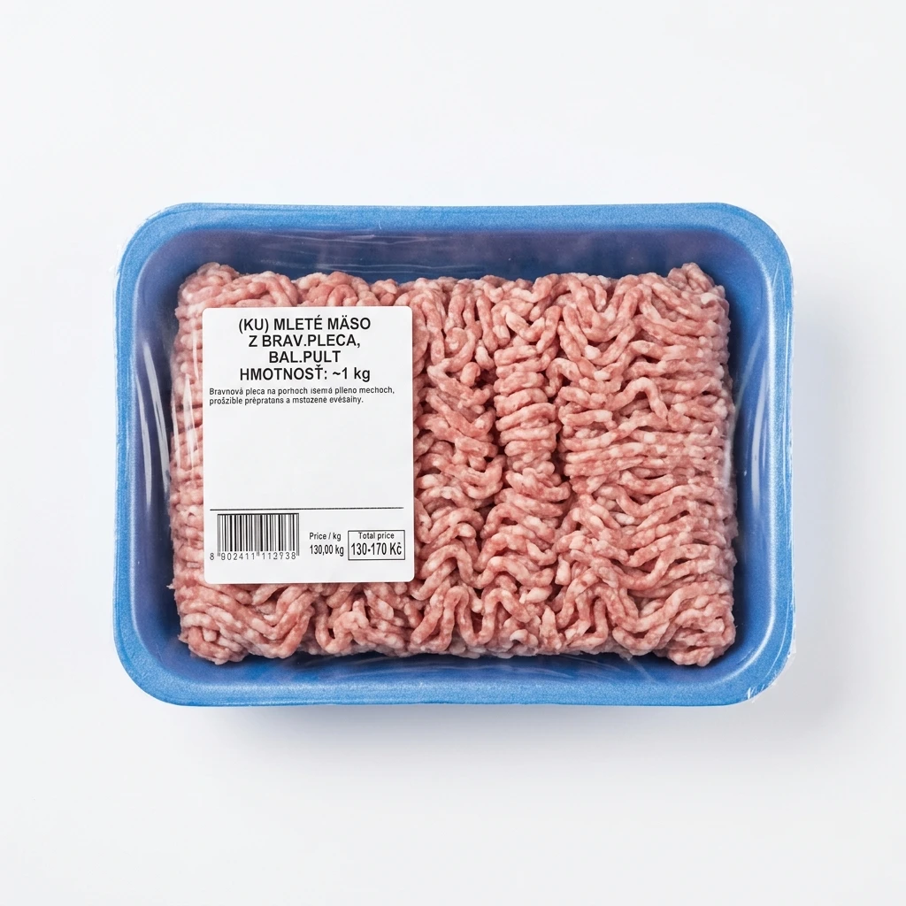 (KU) MLETÉ MÄSO Z BRAV.PLECA BAL.PULT