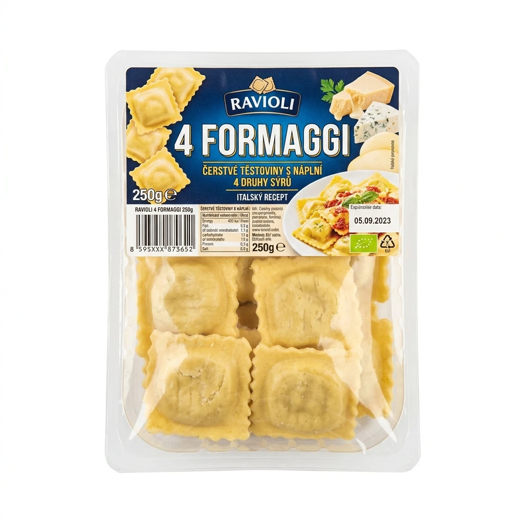 RAVIOLI 4 FORMAGGI 250G