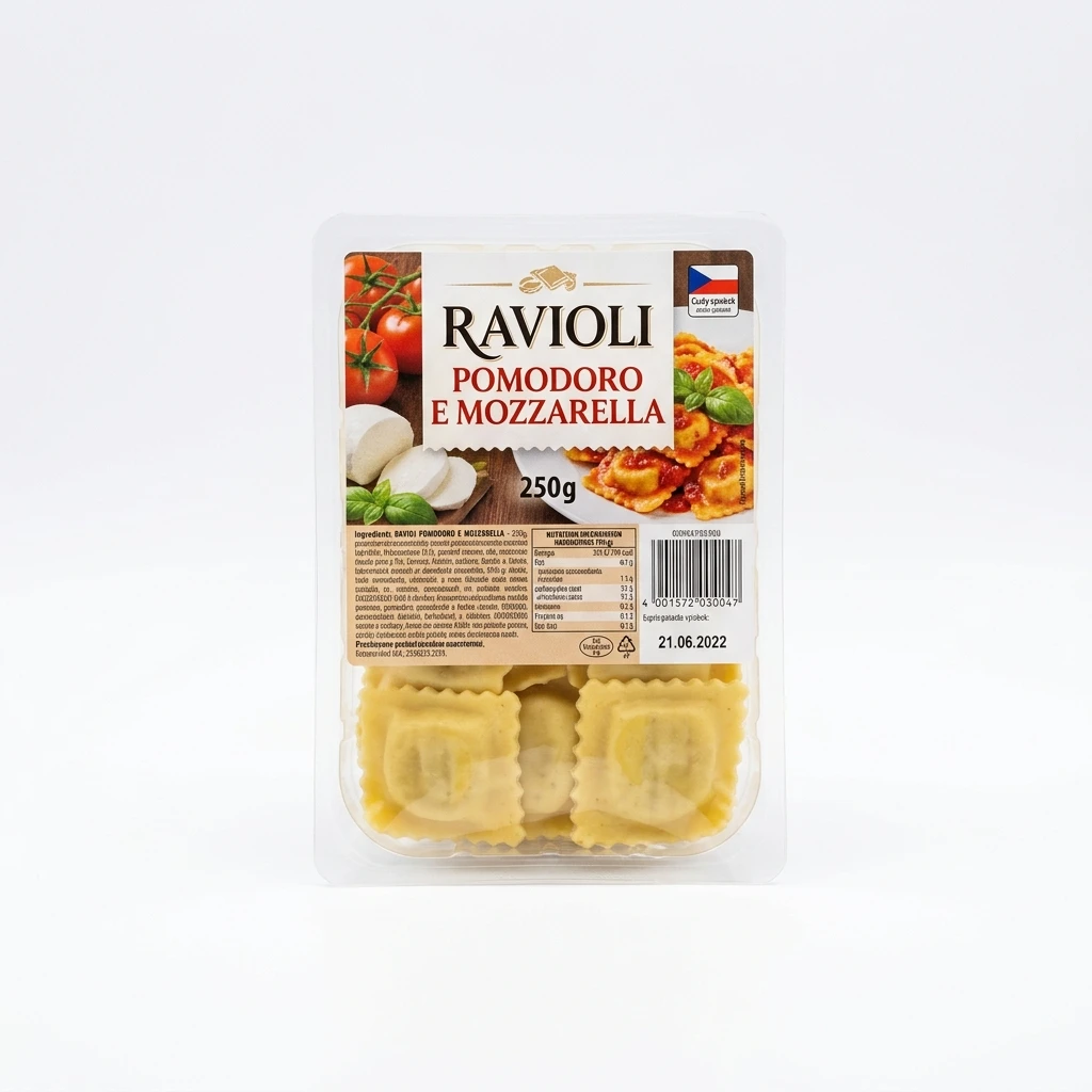 RAVIOLI POMODORO E MOZZARELLA 250G