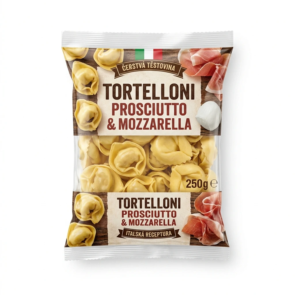 TORTELLONI PROSCIUTTO &amp; MOZZARELLA 250G