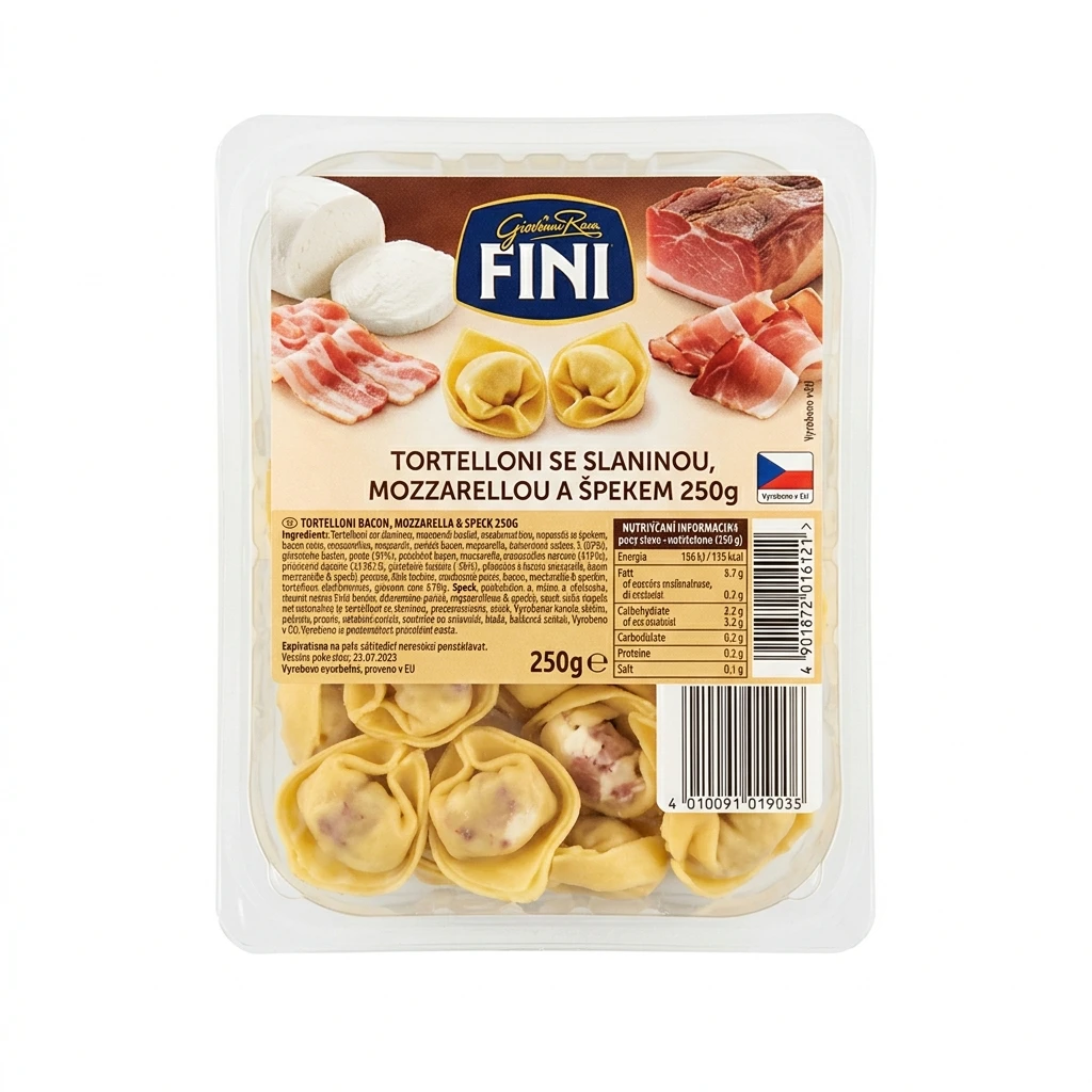 TORTELLONI BACON, MOZZARELLA &amp;SPECK 250G