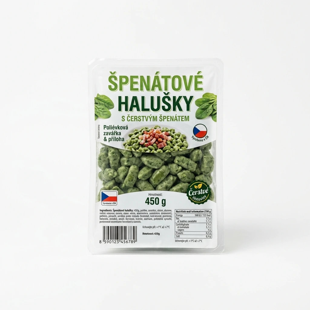 ŠPENÁTOVÉ HALUŠKY 450G