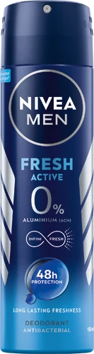 NIVEA MEN DEO SPREJ 150ML FRESH ACTIVE • NIVEA