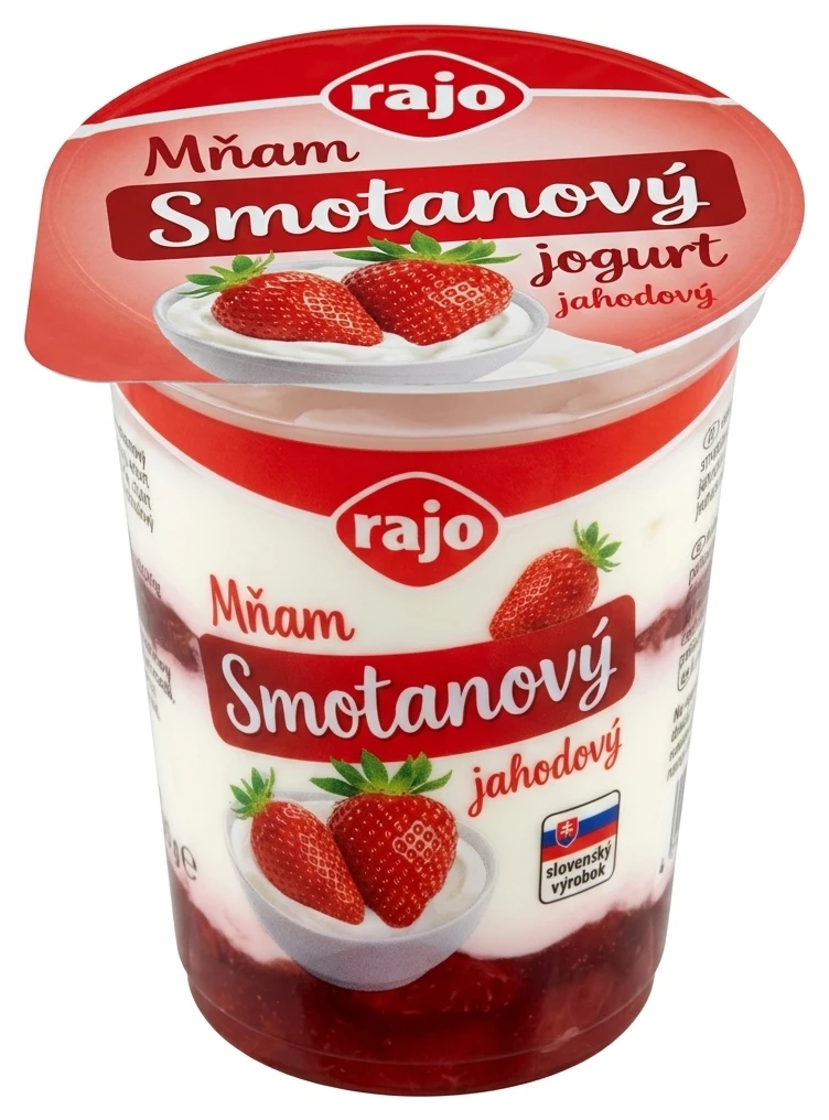 Mňam smotanový jahodový jogurt