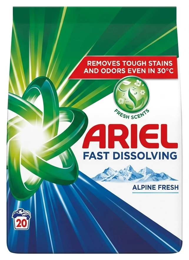 Ariel Alpine fresh 20 pracích dávok