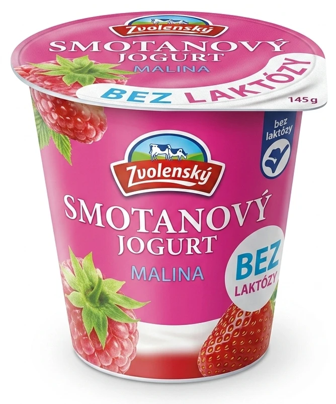 Zvolenský smotanový jogurt bez laktózy 2 druhy
