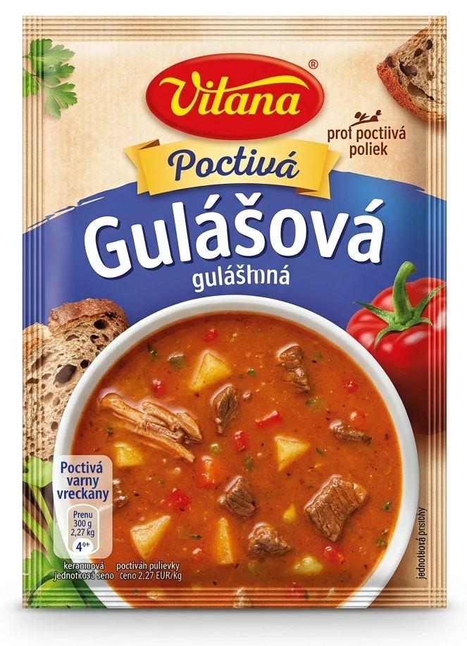 Vitana poctivá polievka 2 druhy