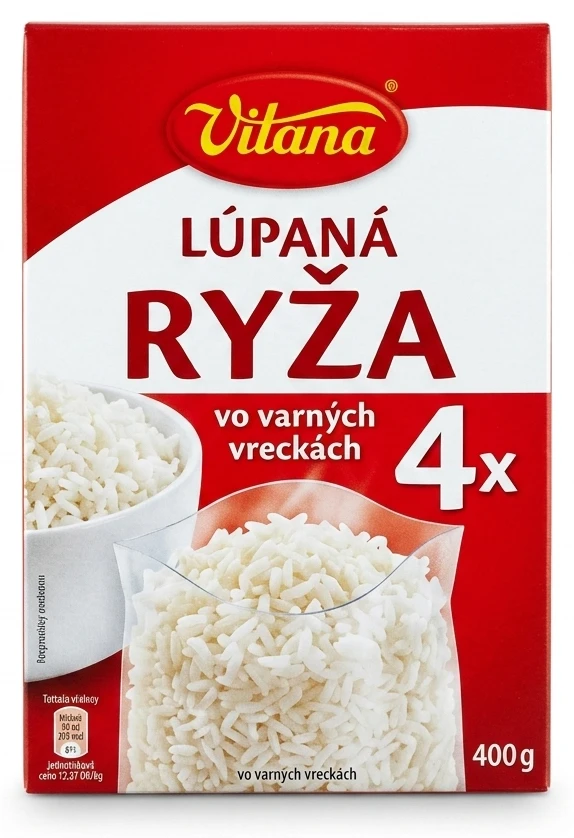Ryža dlhozrnná vo varných vreckách