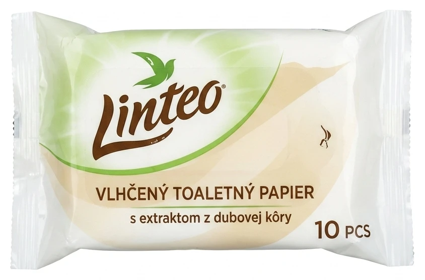 Linteo vlhčený toaletný papier s extraktom z dubovej kôry