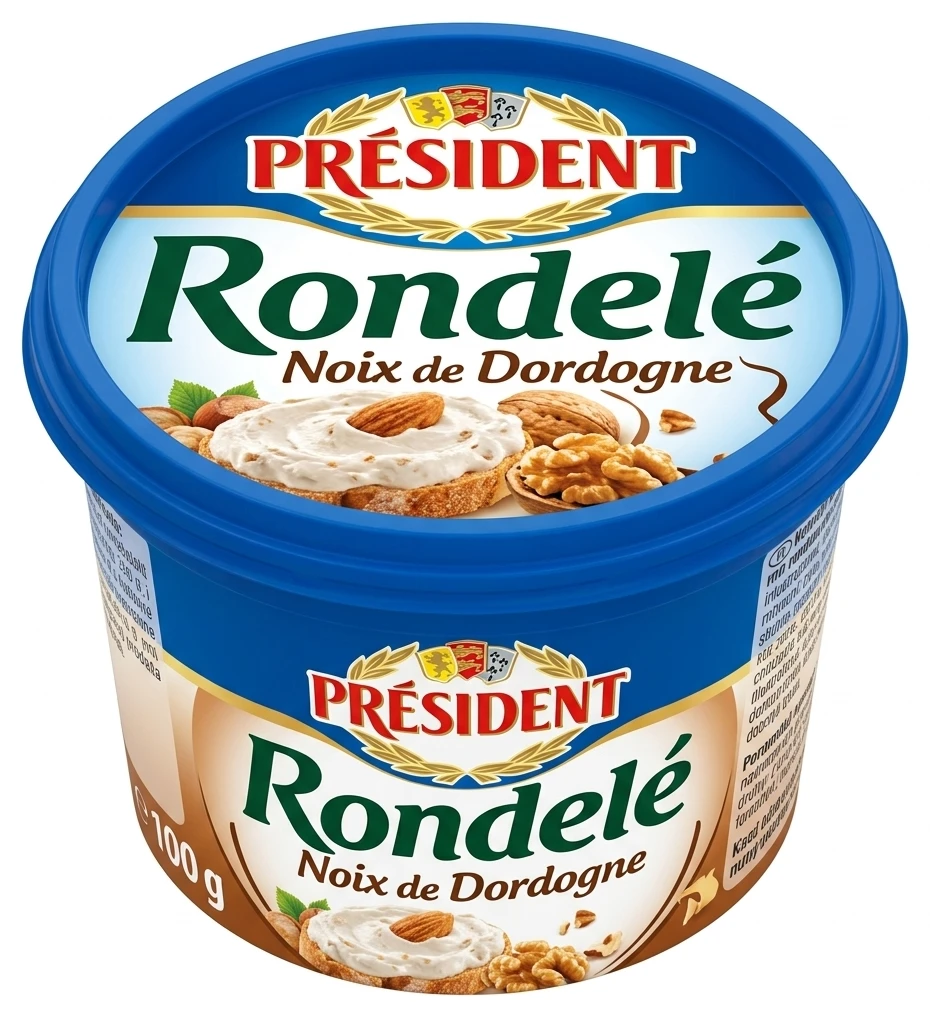 Rondelé syr 2 druhy