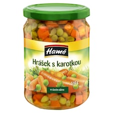 Hamé Hrášok s karotkou v slanom náleve 510 g