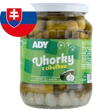 Ady Uhorky s cibuľkou 660 g