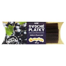 Ovocňák Raw ovocné plátky jablko & čierne ríbezle 20 g