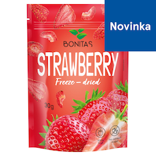 Bonitas Mrazom sušené jahody 30 g