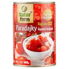 Natur Farm Paradajky lúpané krájané 400 g