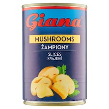 Giana Šampiňóny krájané v slanom náleve 290 g