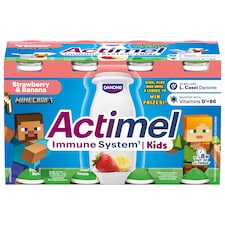 ACTIMEL Kids Jahoda - Banán 8x100g