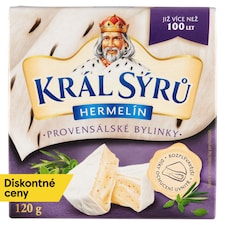 Král Sýrů Hermelín s provensálskym korením 120 g