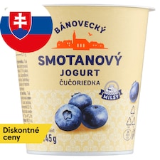 Milsy Bánovecký smotanový jogurt čučoriedka 145 g