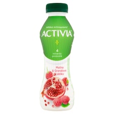 Activia jogurtový nápoj malina a granátové jablko 310 g