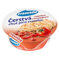 Syrokrém čerstvá chuť s paprikou a paradajkou 80 g