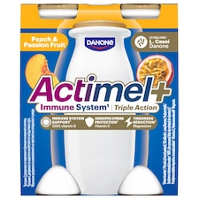 ACTIMEL Triple Action Broskyňa - Marakuja 4x100g