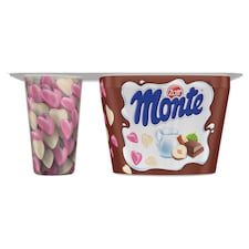 Zott Monte Mliečny dezert čokoládový s lieskovými orieškami 125 g