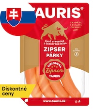 Tauris Zipser párky originál 0,165 kg