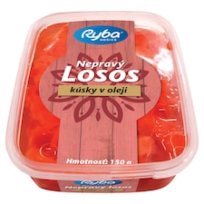 Ryba Košice Nepravý losos kúsky v oleji 150 g