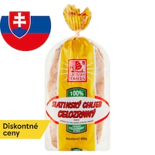 Slatinská Pekáreň Slatinský chlieb celozrnný krájaný 400 g