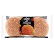Grill Master Žemle na hamburger so sezamovými semenami 4 x 82 g (328 g)