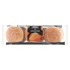 Grill Master Žemle na hamburger so sezamovými semenami 6 x 53 g (318 g)