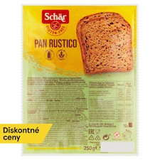 Schär Pan Rustico chlieb viaczrnný bezgluténový jemný krájaný 250 g