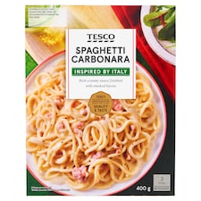 Spaghetti carbonara Varené semolinové cestoviny so syrovou omáčkou a slaninou 400 g